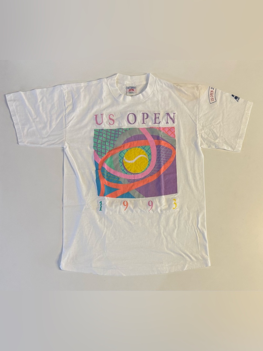 Vintage 1993 US Open Feron's official T-shirt 25th Anniversary Size L